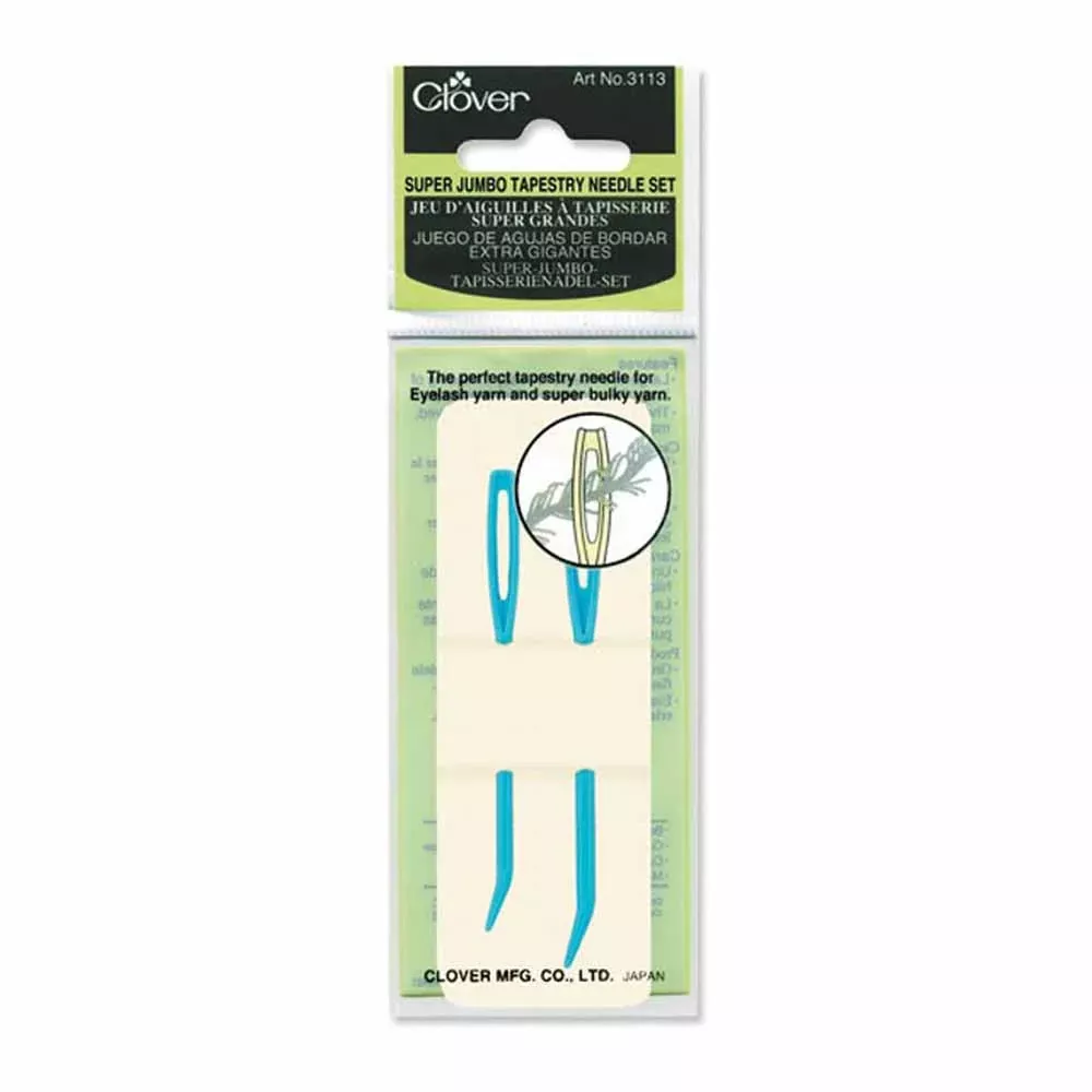 Tapestry Needles Curved Tip - 2ct - Clover 3113
