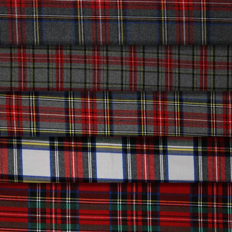 Tartan Plaid - 60" - 83% Polyester 15% Rayon 2% Spandex