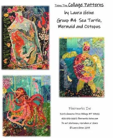 Teeny Tiny Collage Pattern Group #4 - Laura Heine