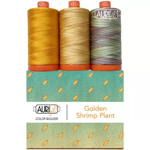 thread-shrimp-plant-50-wt-color-builder-aurifil Thread | Shrimp Plant 50 wt | Color Builder | Aurifil