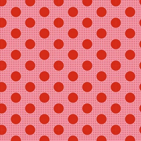 tilda-medium-dots-salmon-fabric-130028 Tilda Medium Dots Salmon Fabric 130028