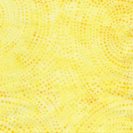 Timeless Treasures TONGA-B2336 Canary Dotty Spiral Batik