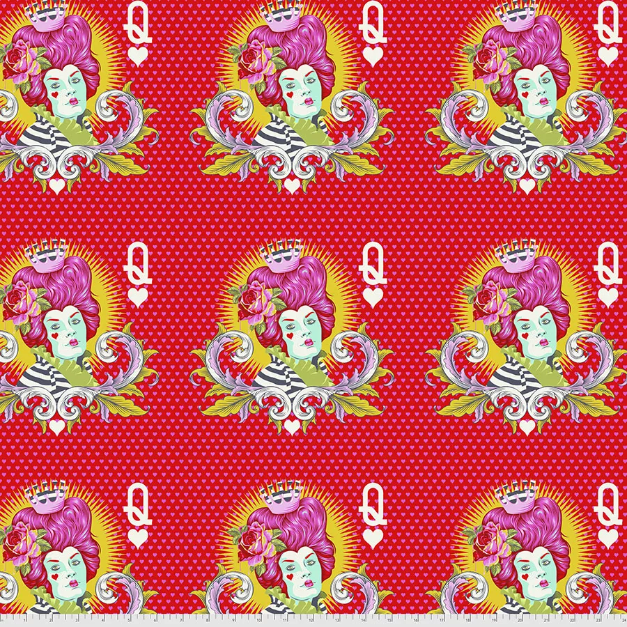 Tula Pink Curiouser & Curiouser The Red Queen - Wonder
