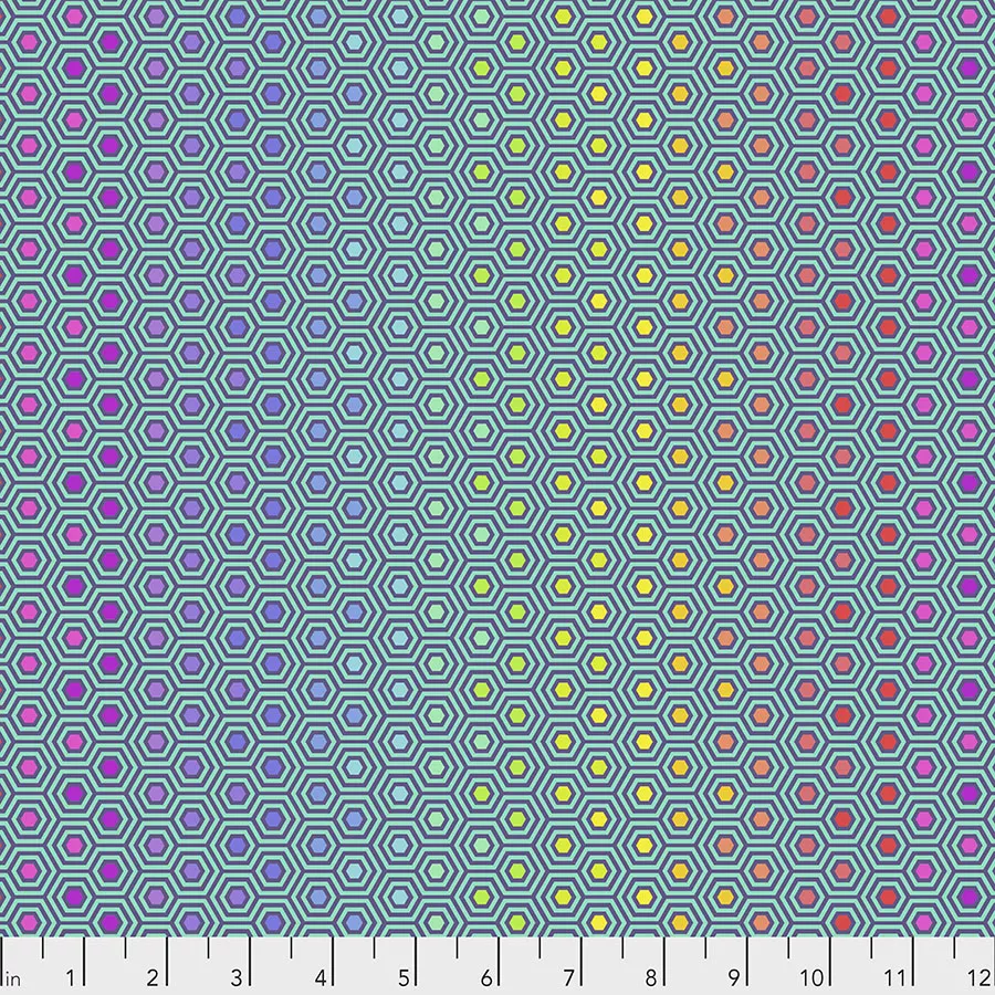 Tula's True Colors Hexy Rainbow - Peacock