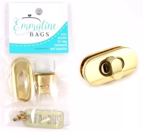TURN LOCK-SMALL - GOLD