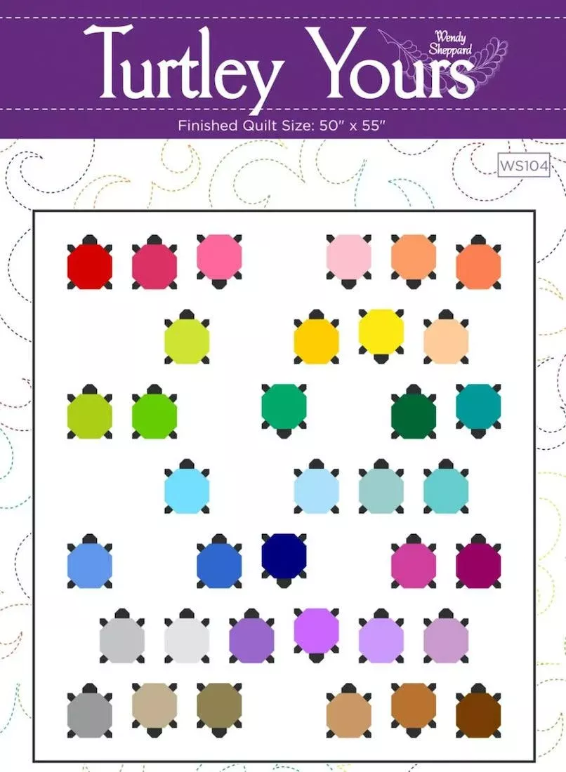 Turtley Yours Quilt Pattern by Wendy Cheppard