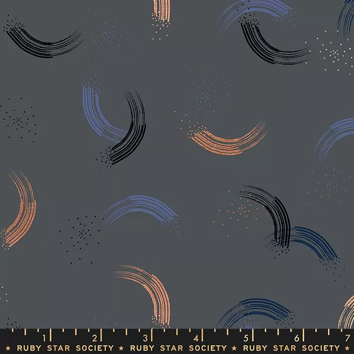 Twirl by Sarah Watts Metallic Dark Gray