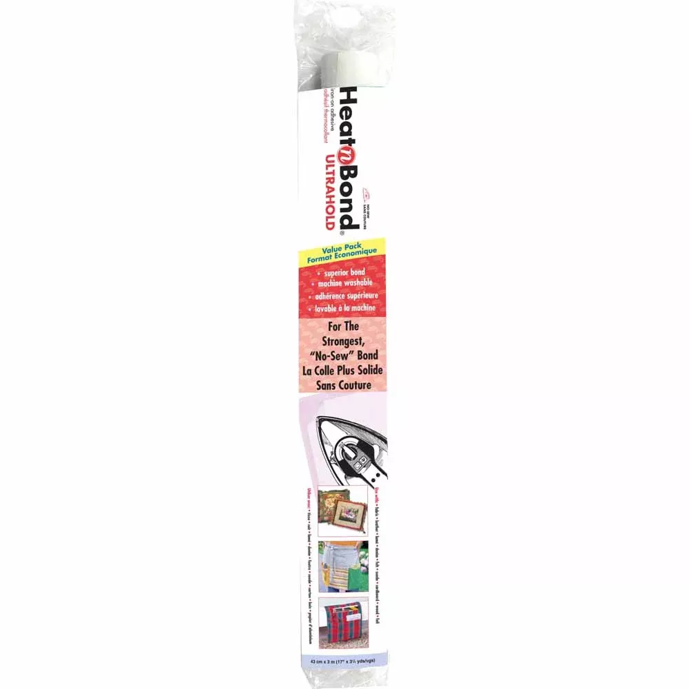 Ultrahold Iron On Adhesive Value Pack - 17" x 3¼yds - Heat'n'Bond