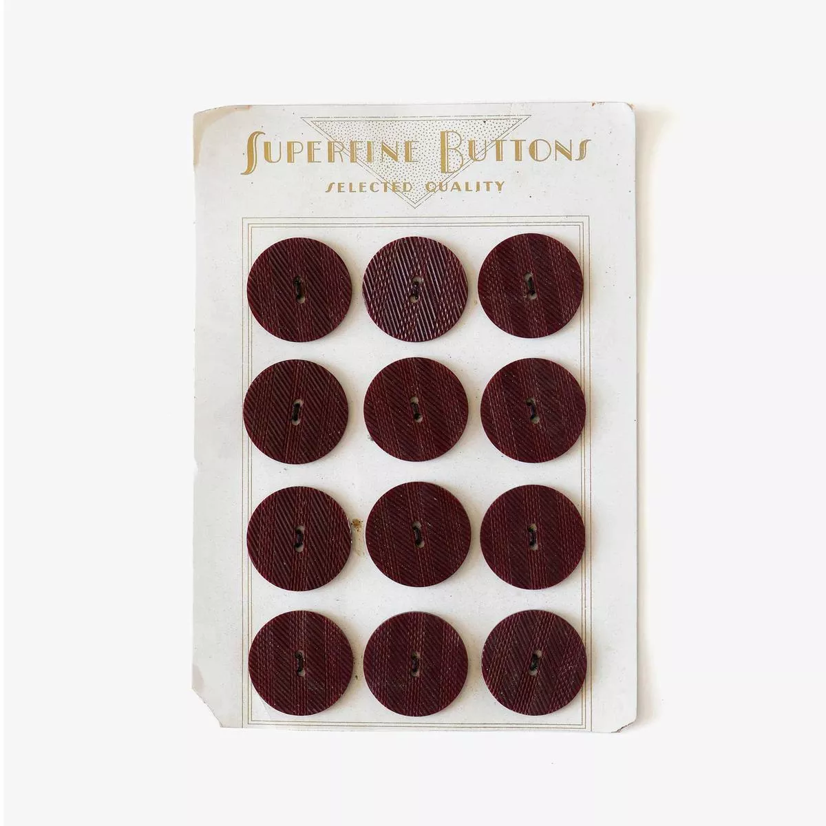 Vintage Button Cards – Furrow
