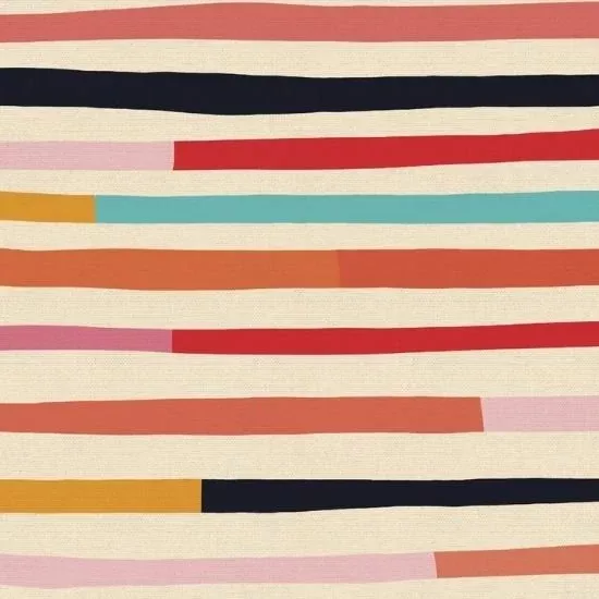 Wandering Lines Linen Fabric DV3878