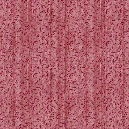 Washed Scroll Light Red