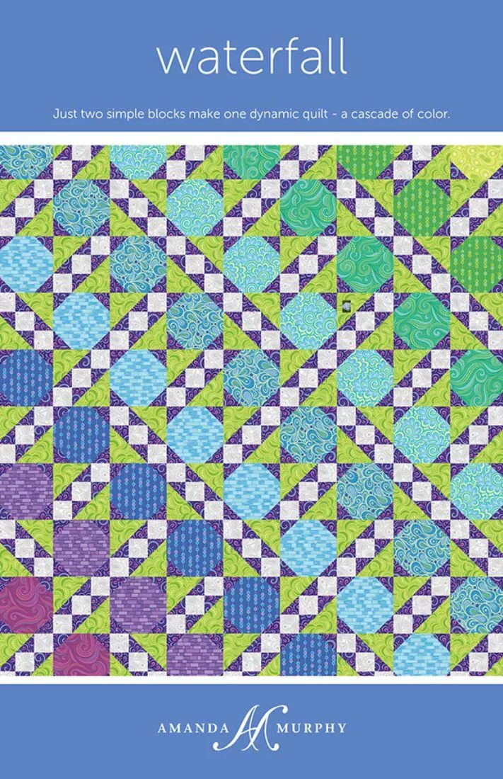 Waterfall Quilt Pattern by Amanda Murphy