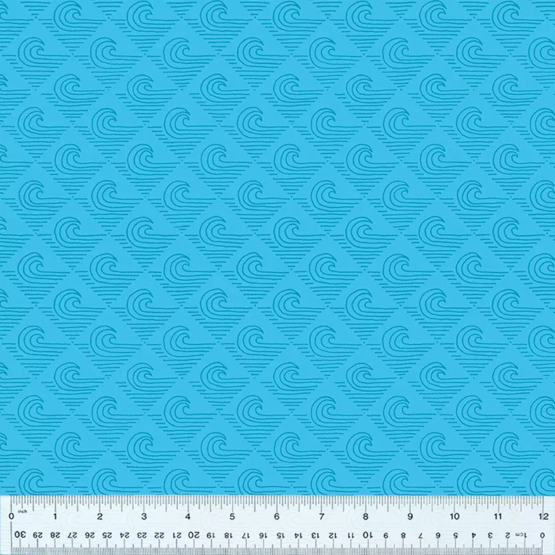 Waves Cyan by Shayla Wolf