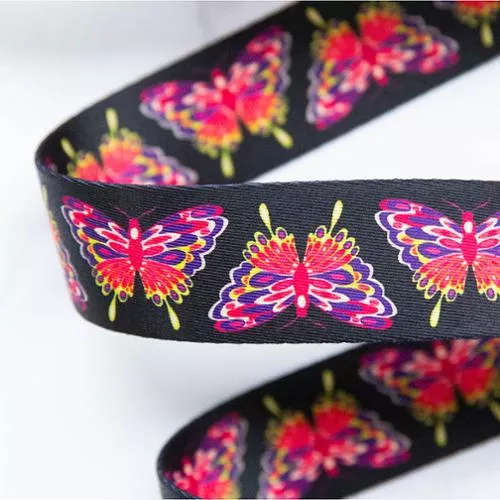 webbing-1-5-glow-moth-stitch-supply-25-by-yard Webbing 1.5" Glow Moth |Stitch Supply #25 | By the yard
