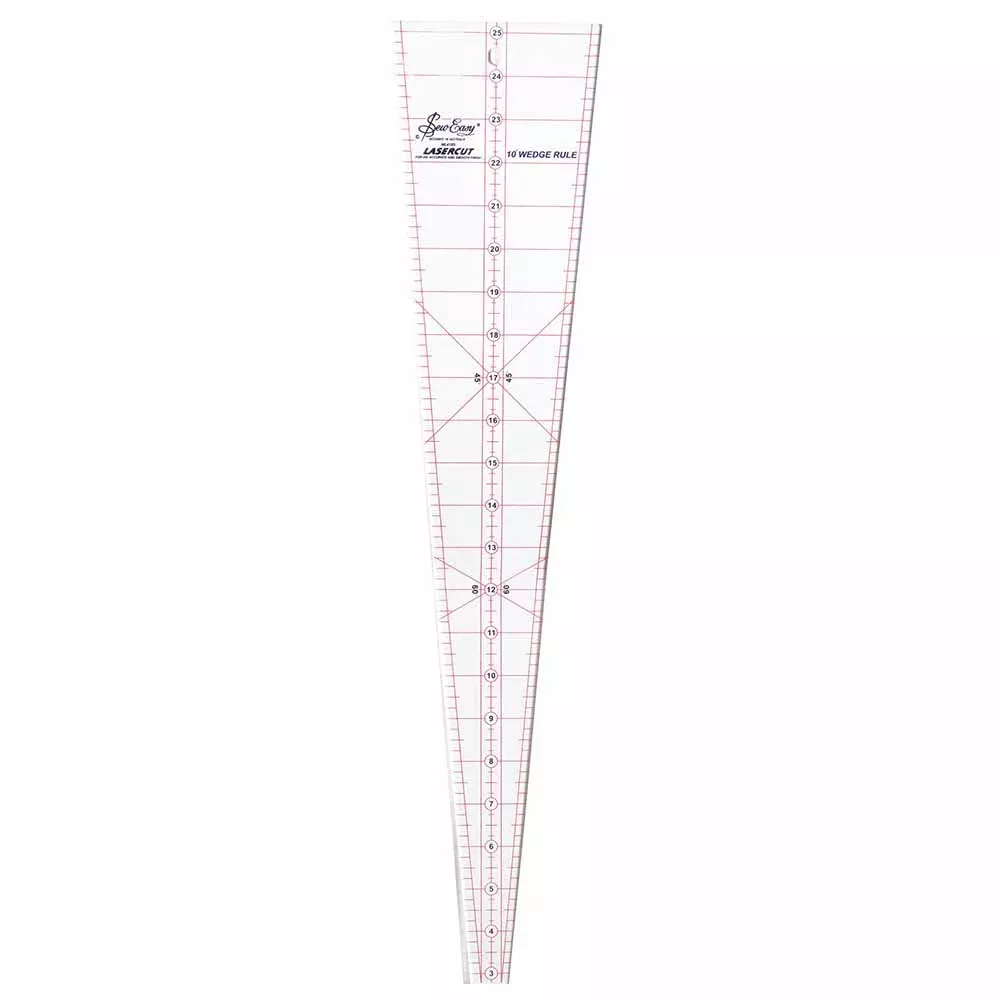 Wedge 10° - 25″ x 4″ (63.5 x 10.2cm) - Sew Easy