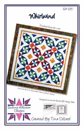 Whirlwind pattern by Quilting Affection Designs