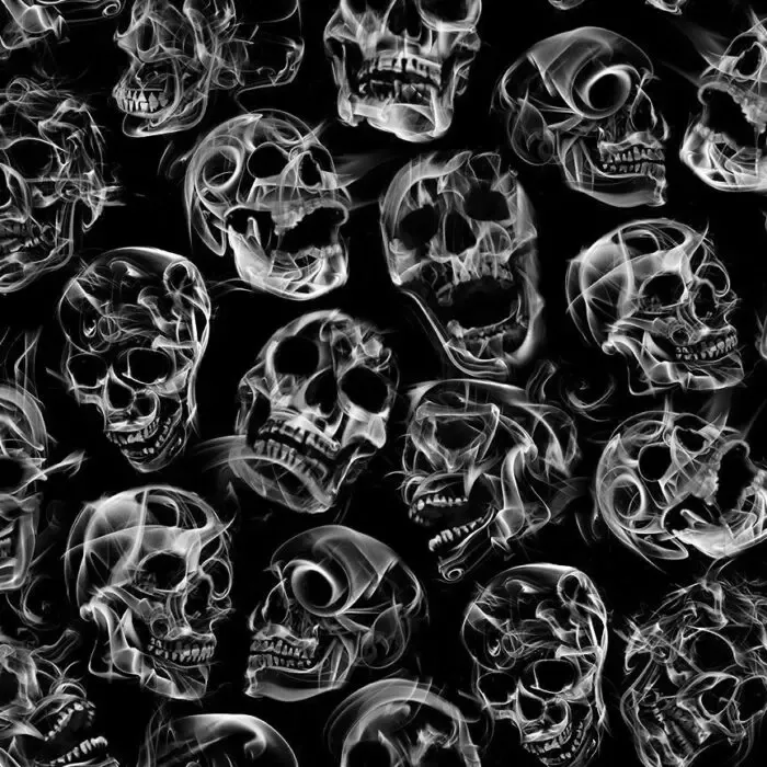 Wicked – Tossed Skull & Smoke Flame