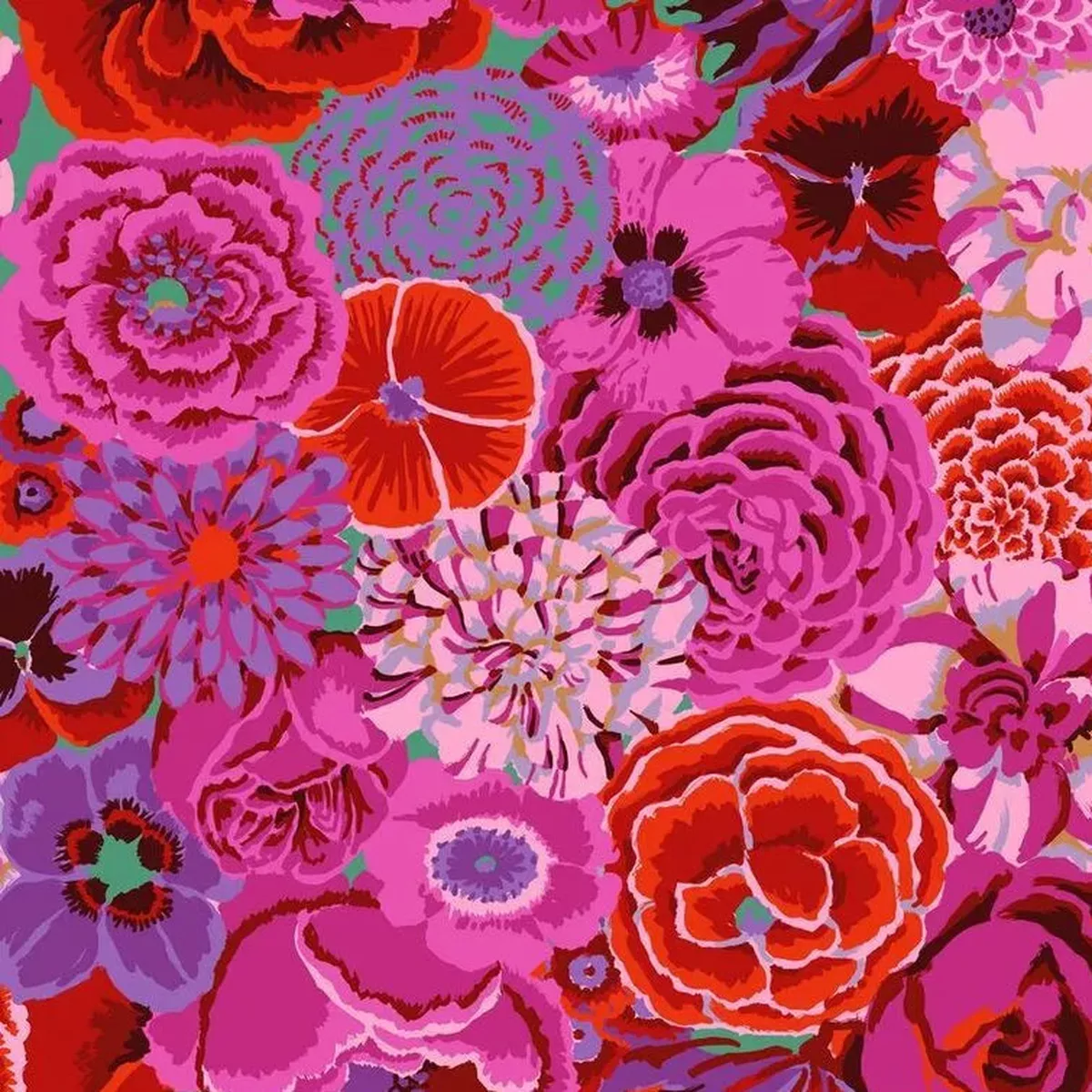 Wide Width Backing – Bekah magenta by Kaffe Fassett