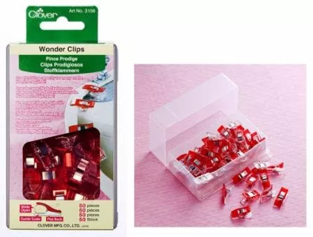 Wonder Clips 50 Count Red