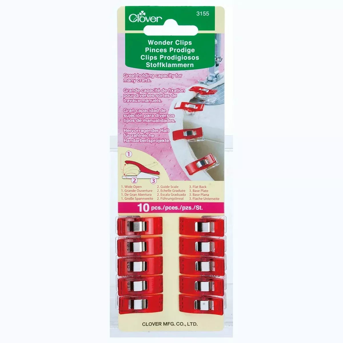 Wonder Clips by Clover - 10 pcs.