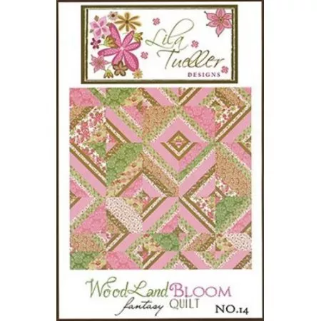 woodland-bloom-fantasy-quilt-pattern Woodland Bloom Fantasy Quilt Pattern