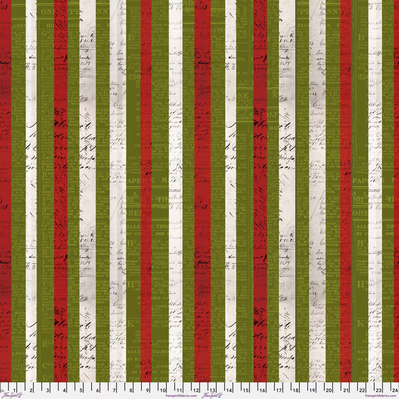 Xmas Stripe - Multi || Wonderland