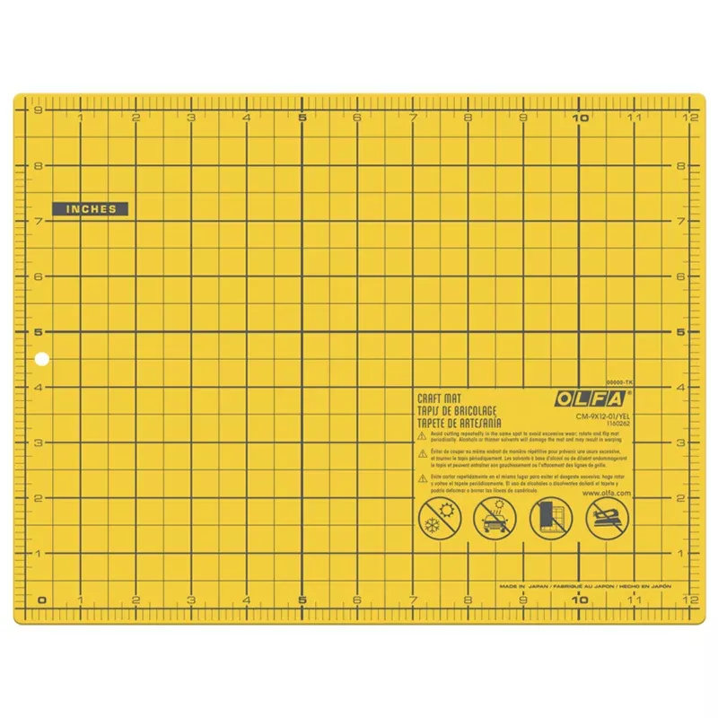 yellow-self-healing-cutting-mats-olfa Yellow Self Healing Cutting Mats - OLFA