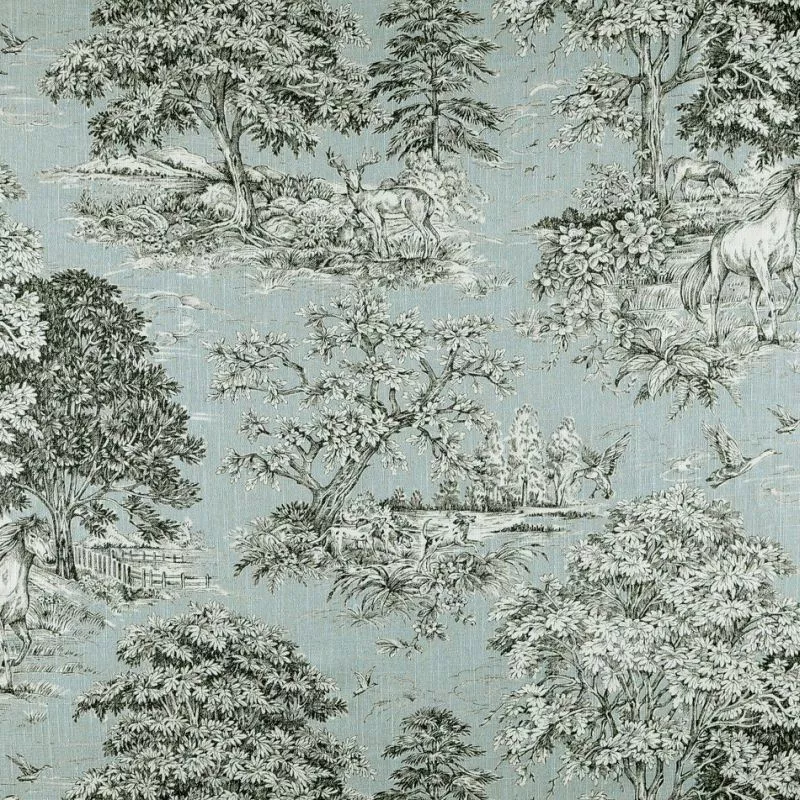Yellowstone Grey Green Fabric |100% Polyester, Durable—54" Wide