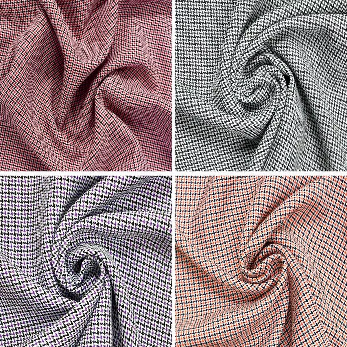 Zig Zag Dogtooth Suiting Fabric