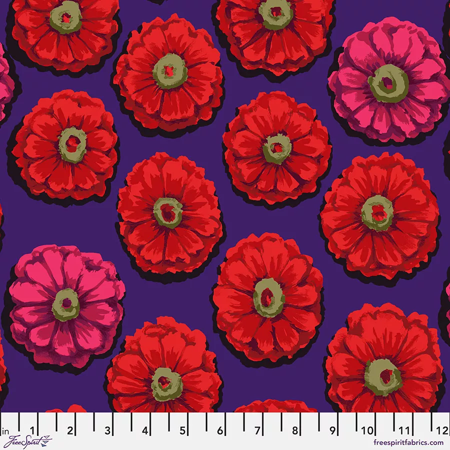 Zinnia - Crimson || Kaffe: 85 And Fabulous